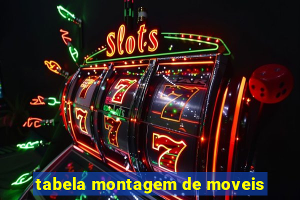 tabela montagem de moveis